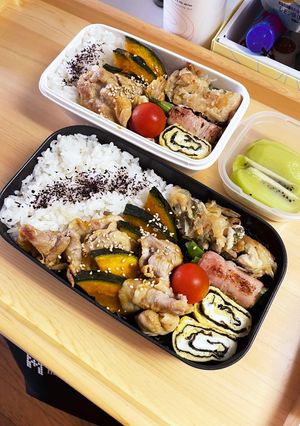 20240829娘ちゃん息子っちのお弁当-レシピのメイン写真