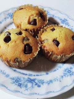 ふんわりチョコチップマフィン♪-レシピのメイン写真