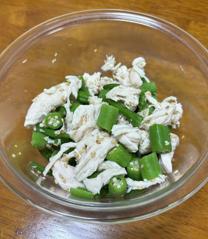 オクラとささみの白だし和え by ﾏﾒｲﾁｺ゛ 【クックパッド】 簡単