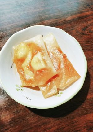 バナナと柑橘ジャムのおやつ春巻き-レシピのメイン写真