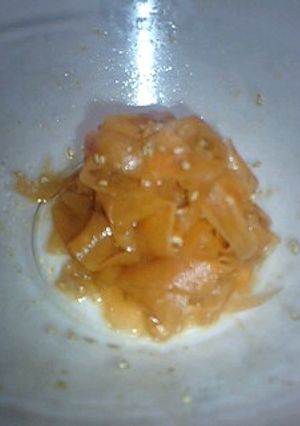 お弁当に♪レンジで簡単人参のタレ和え-レシピのメイン写真