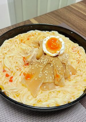 ピリ辛豆乳そうめん♪7/29-レシピのメイン写真