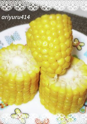 とうもろこしの茹で方　（電子レンジ）-レシピのメイン写真