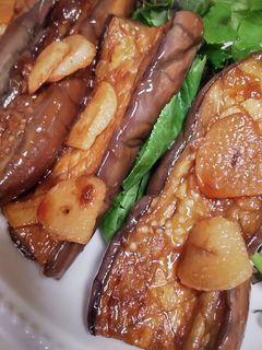 調味料は2つ!ナスのニンニク焼き♪-レシピのメイン写真