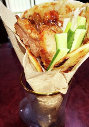 葱抓餅de北京ダック風クレープ-レシピのメイン写真