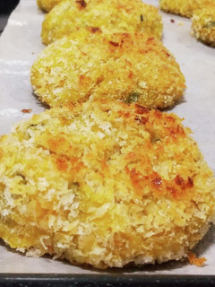 オーブンで焼くかぼちゃコロッケ-レシピのメイン写真