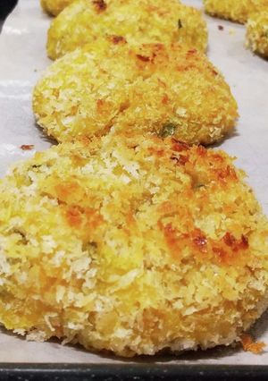 オーブンで焼くかぼちゃコロッケ-レシピのメイン写真