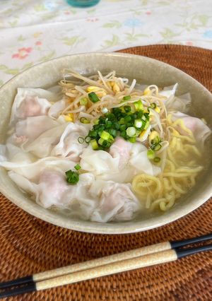 えび塩ワンタン麺-レシピのメイン写真