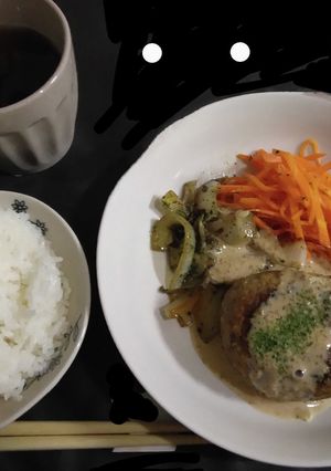 別の日のハンバーグ-レシピのメイン写真