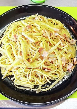 じゃがいもとベーコンのペペロンチーノ-レシピのメイン写真
