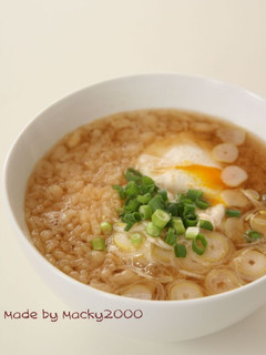 味噌汁かけ飯(サラサラ雑炊風)-レシピのメイン写真
