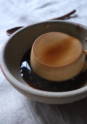 材料三つのやさしい黒糖プリン-レシピのメイン写真