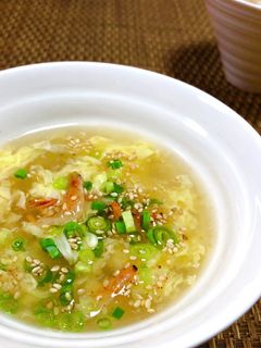 簡単本格ふわふわ卵の中華スープ-レシピのメイン写真