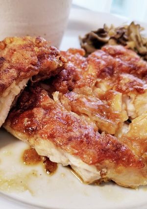 簡単！カリッと！鶏もも肉の１枚揚げ焼き！-レシピのメイン写真