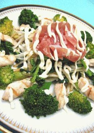 大好きなあのお店の味を再現？？◆ささみ＆生ハム＆野菜のデリシャスサラダ◆-レシピのメイン写真