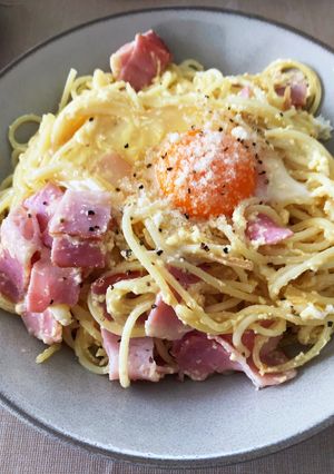 簡単カルボナーラ-レシピのメイン写真