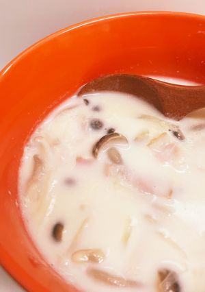 スープ生活　ほっこり豆乳のキノコスープ-レシピのメイン写真