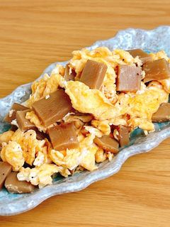 卵と黒胡椒メンマの炒りつけ-レシピのメイン写真