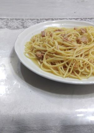 オイルベースのツナパスタ-レシピのメイン写真