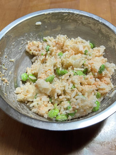おにぎりレシピ(鮭と枝豆)-レシピのメイン写真