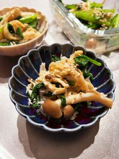 副菜☆しらす入り小松菜と油揚げ炒め-レシピのメイン写真