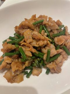 豚肉とニンニクの芽の炒め物-レシピのメイン写真
