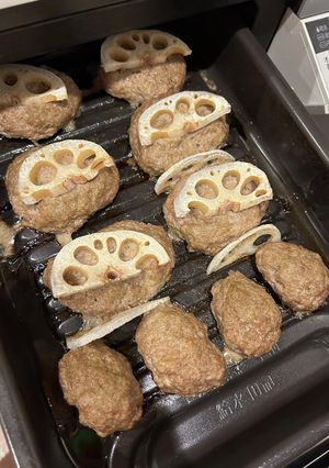 柔らかレンコンハンバーグ-レシピのメイン写真