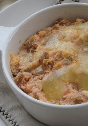 納豆キムチで山芋風☆おからのチーズ焼き-レシピのメイン写真