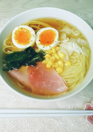 鶏皮でスープから作る醤油ラーメン★簡単★-レシピのメイン写真