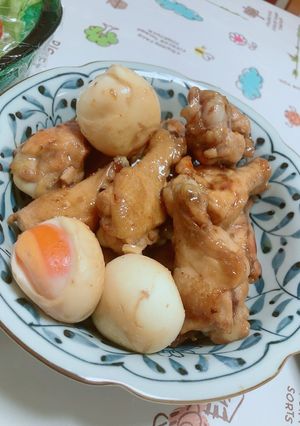 手羽元の甘辛さっぱり煮-レシピのメイン写真