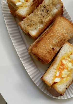 チーズたっぷり濃厚ツナメルトサンド-レシピのメイン写真