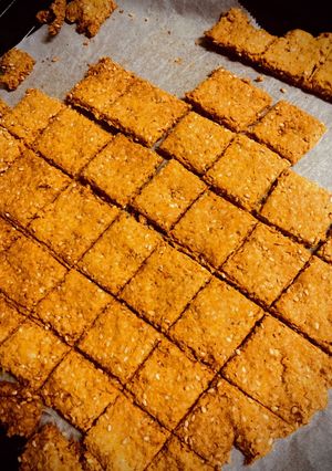 白ゴマ薫る、にんじんオートミールクッキー-レシピのメイン写真