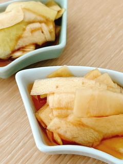 大根皮の酢醤油漬け-レシピのメイン写真