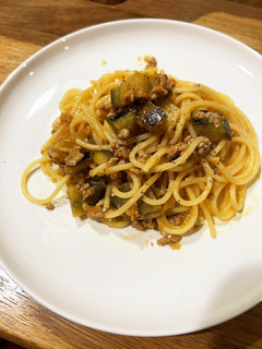 茄子とひき肉のボロネーゼ風パスタ♡-レシピのメイン写真
