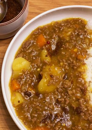 カレーの王子様&恩返しで親子キーマカレー-レシピのメイン写真
