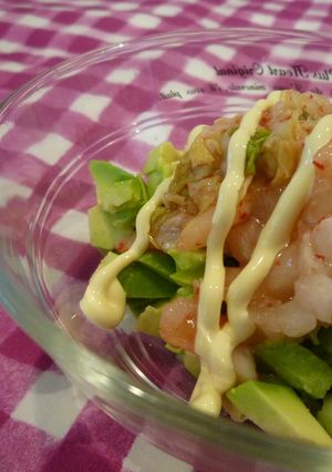 アボカド＆キムチのカフェ風サラダ-レシピのメイン写真