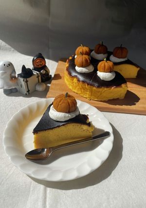 カボチャのバスクチーズケーキ-レシピのメイン写真