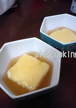 揚げ出し豆腐～！？卵豆腐～！？-レシピのメイン写真