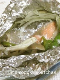 フライパンで、鮭のホイル焼き-レシピのメイン写真