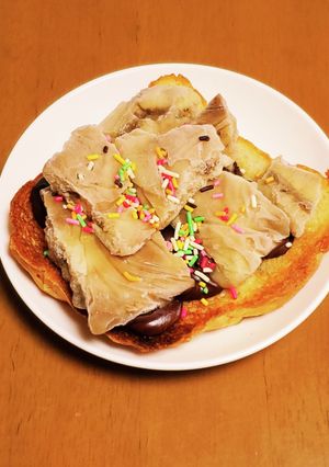 ズボラなチョコバナナパン-レシピのメイン写真