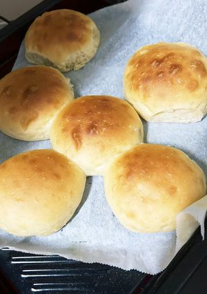 栄養満点！HBで豆腐と卵入り丸パン-レシピのメイン写真
