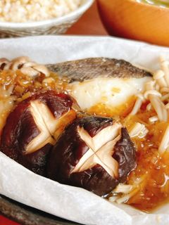 鱈のレンチンきのこ蒸し-レシピのメイン写真