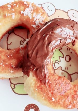 ホットケーキミックスで簡単!ドーナツ-レシピのメイン写真
