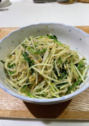 もやしと水菜のナムル　・牡蠣醤油で！-レシピのメイン写真