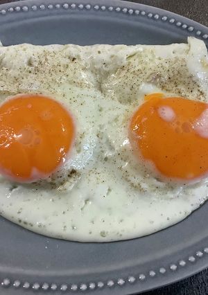 黄身が白くならない目玉焼き-レシピのメイン写真