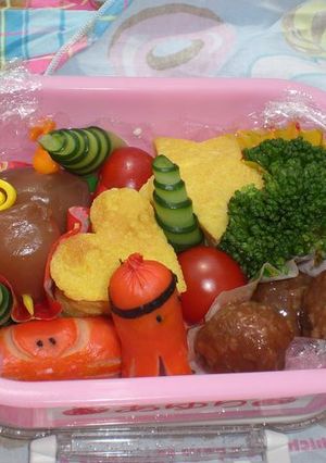 ハートや星の形した、卵焼き♪♪-レシピのメイン写真