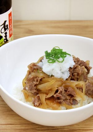 【あまかつゆ】おろしポン酢牛丼-レシピのメイン写真
