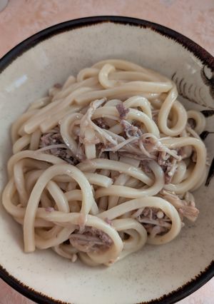 簡単★えのきと挽肉の焼きうどん-レシピのメイン写真