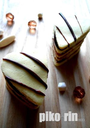 ♥バレンタイン♥バームクーヘン風ケーキ♥-レシピのメイン写真