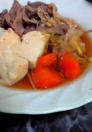 なんちゃってすき焼き風＾ﾛ＾;-レシピのメイン写真